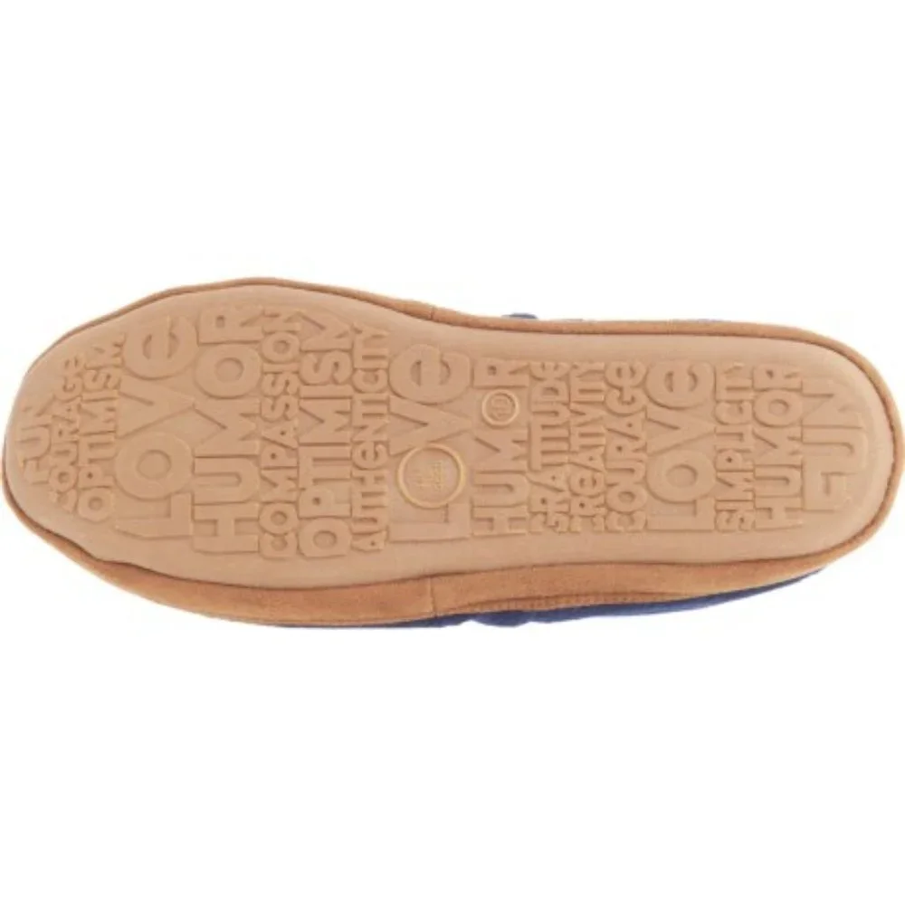 Life is good® Embroidered USA Flag Fleece Slippers (For Men) - Picture 3 of 5